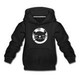 Löwe Kinder Premium Hoodie - Schwarz