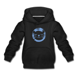 Löwe Kinder Premium Hoodie - Schwarz