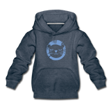 Löwe Kinder Premium Hoodie - Jeansblau