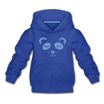 Panda Kinder Premium Hoodie - Royalblau