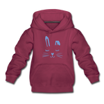 Hase Kinder Premium Hoodie - Bordeaux