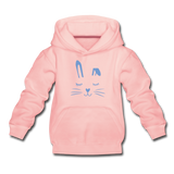 Hase Kinder Premium Hoodie - Kristallrosa