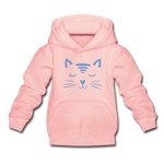 Katze Kinder Premium Hoodie - Kristallrosa