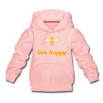 Bee Happy Kinder Premium Hoodie - Kristallrosa