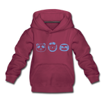 Tiere Kinder Premium Hoodie - Bordeaux