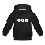 Yoga Kinder Premium Hoodie - Schwarz