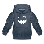 Halloween Monster Kinder Premium Hoodie - Jeansblau