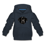 Hund Kinder Premium Hoodie - Navy