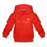 Bee Happy Kinder Premium Hoodie - Rot