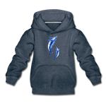 Wale Kinder Premium Hoodie - Jeansblau