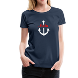 Moin Frauen Premium T-Shirt - Navy