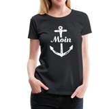 Moin Frauen Premium T-Shirt - Schwarz