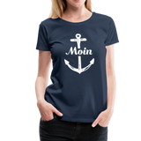 Moin Frauen Premium T-Shirt - Navy