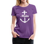 Moin Frauen Premium T-Shirt - Lila