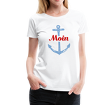 Moin Frauen Premium T-Shirt - Weiß