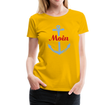 Moin Frauen Premium T-Shirt - Sonnengelb