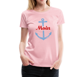 Moin Frauen Premium T-Shirt - Hellrosa