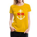 Moin Frauen Premium T-Shirt - Sonnengelb