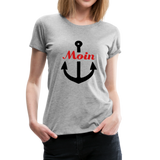 Moin Frauen Premium T-Shirt - Grau meliert