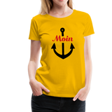 Moin Frauen Premium T-Shirt - Sonnengelb