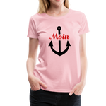 Moin Frauen Premium T-Shirt - Hellrosa