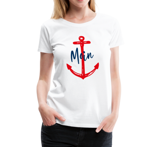 Moin Frauen Premium T-Shirt - Weiß