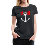 Moin Frauen Premium T-Shirt - Schwarz