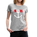 Moin Frauen Premium T-Shirt - Grau meliert