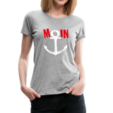 Moin Frauen Premium T-Shirt - Grau meliert