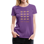 Let It Bee Frauen Premium T-Shirt - Lila