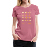 Let It Bee Frauen Premium T-Shirt - Malve