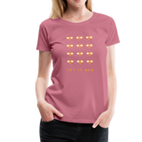 Let It Bee Frauen Premium T-Shirt - Malve