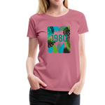 1980 Frauen Premium T-Shirt - Malve
