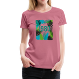 1980 Frauen Premium T-Shirt - Malve