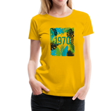 1970 Frauen Premium T-Shirt - Sonnengelb