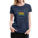 1980 Frauen Premium T-Shirt - Navy