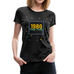 1980 Frauen Premium T-Shirt - Anthrazit