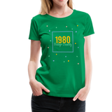 1980 Frauen Premium T-Shirt - Kelly Green