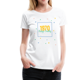 1970 Frauen Premium T-Shirt - Weiß