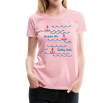 Ocean Air Frauen Premium T-Shirt - Hellrosa