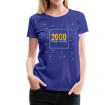 2000 Frauen Premium T-Shirt - Königsblau
