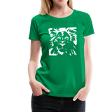 Löwe Frauen Premium T-Shirt - Kelly Green