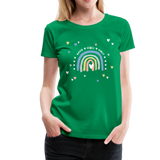 Good Vibes Only Frauen Premium T-Shirt - Kelly Green