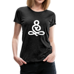 Yoga Frauen Premium T-Shirt - Anthrazit