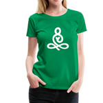 Yoga Frauen Premium T-Shirt - Kelly Green