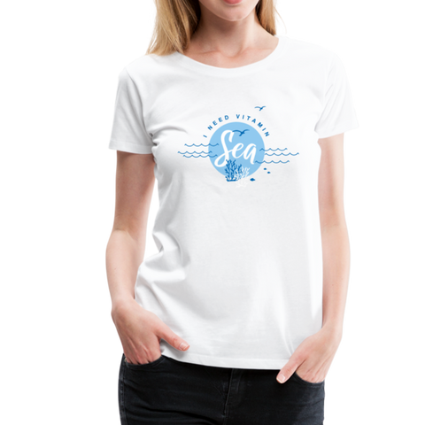 Vitamin Sea Frauen Premium T-Shirt - Weiß