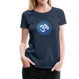 Yoga Frauen Premium T-Shirt - Navy