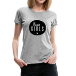 Braut Girls Frauen Premium T-Shirt - Grau meliert