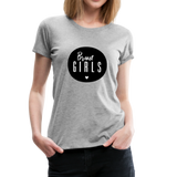 Braut Girls Frauen Premium T-Shirt - Grau meliert