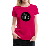 Braut Girls Frauen Premium T-Shirt - dunkles Pink